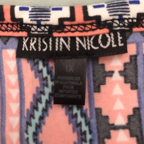 Colorful Aztec Print Dress - Picture 2 of 2